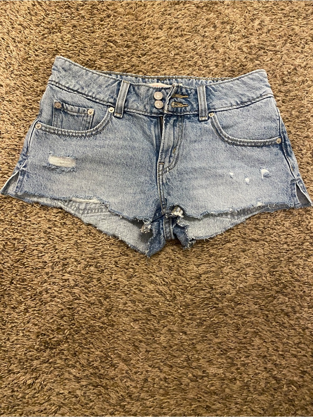 Levi Super Low Rise Shorts